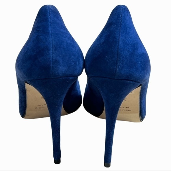 Barneys New York blue suede stiletto heels size 9.5 - Picture 10 of 14